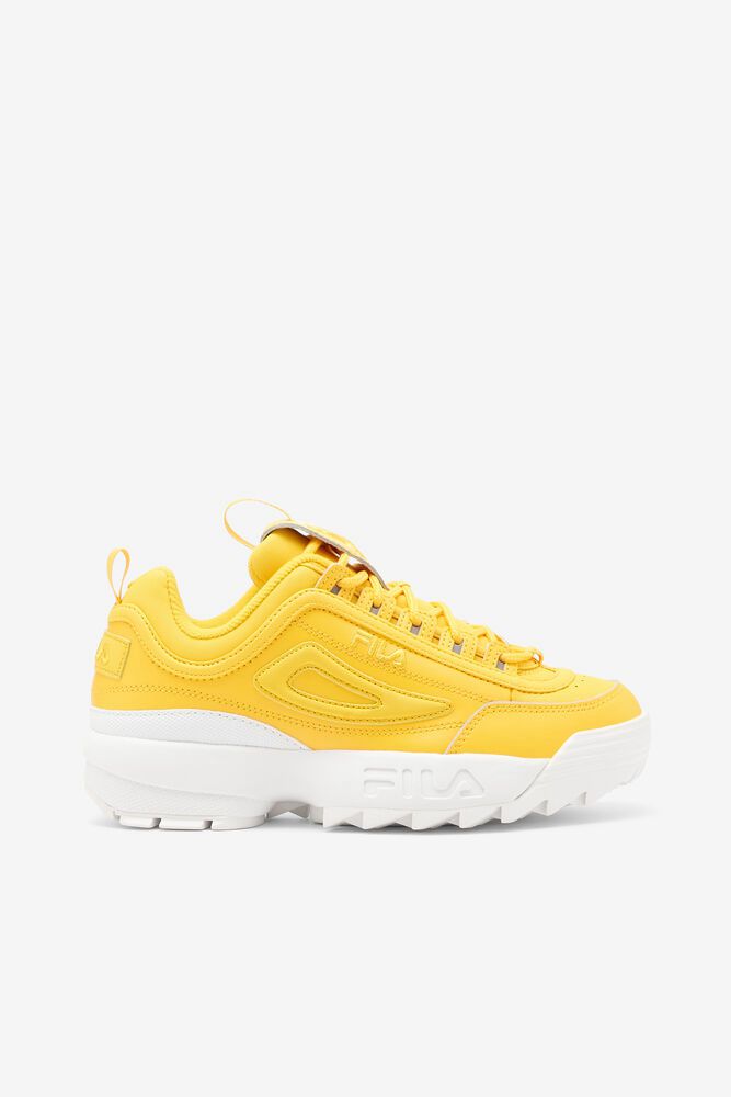 Fila Sneakers Womens Yellow - Disruptor 2 Premium - Philippines 6302754-PT